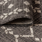 Ourika Moroccan Geometric Textured Weave Indoor/Outdoor Area Rug