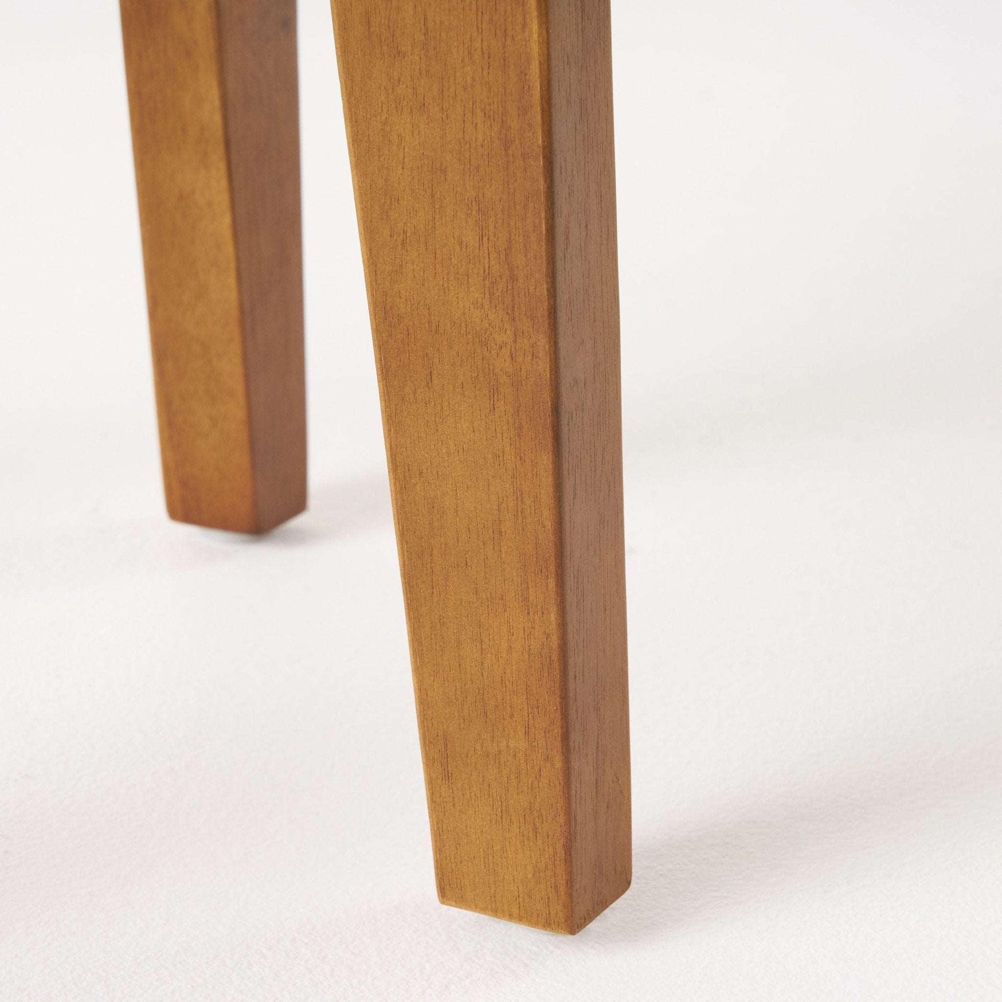 Outdoor 16" Acacia Wood Side Table with Weather Resistance
