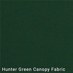 7.5' Market Bronze Frame Hunter Green Canopy Umbrella