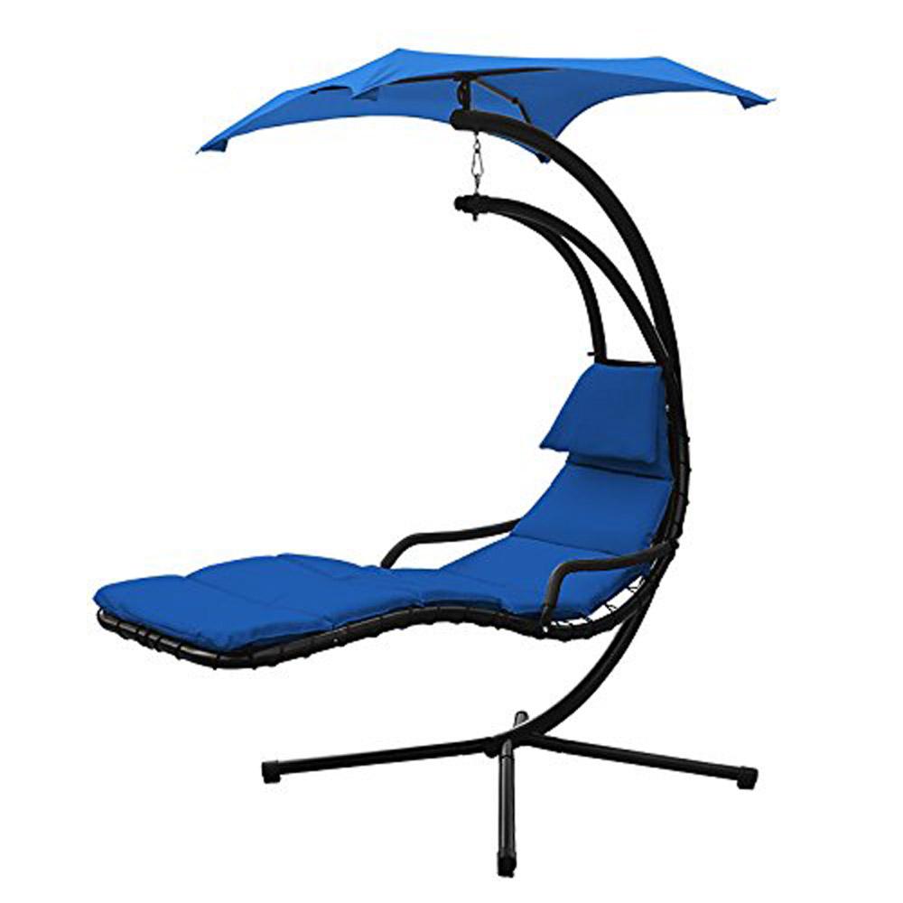 Royal Blue Cloud 9 Hanging Chaise Lounger