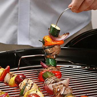 Set of 2 Flexible Grilling Skewers