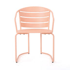 Outdoor Metal Seating Set with Coffee Table and 2 Chairs
