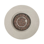 Outdoor Round Concrete Propane Firepit