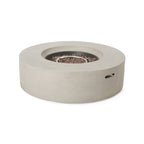 Outdoor Round Concrete Propane Firepit