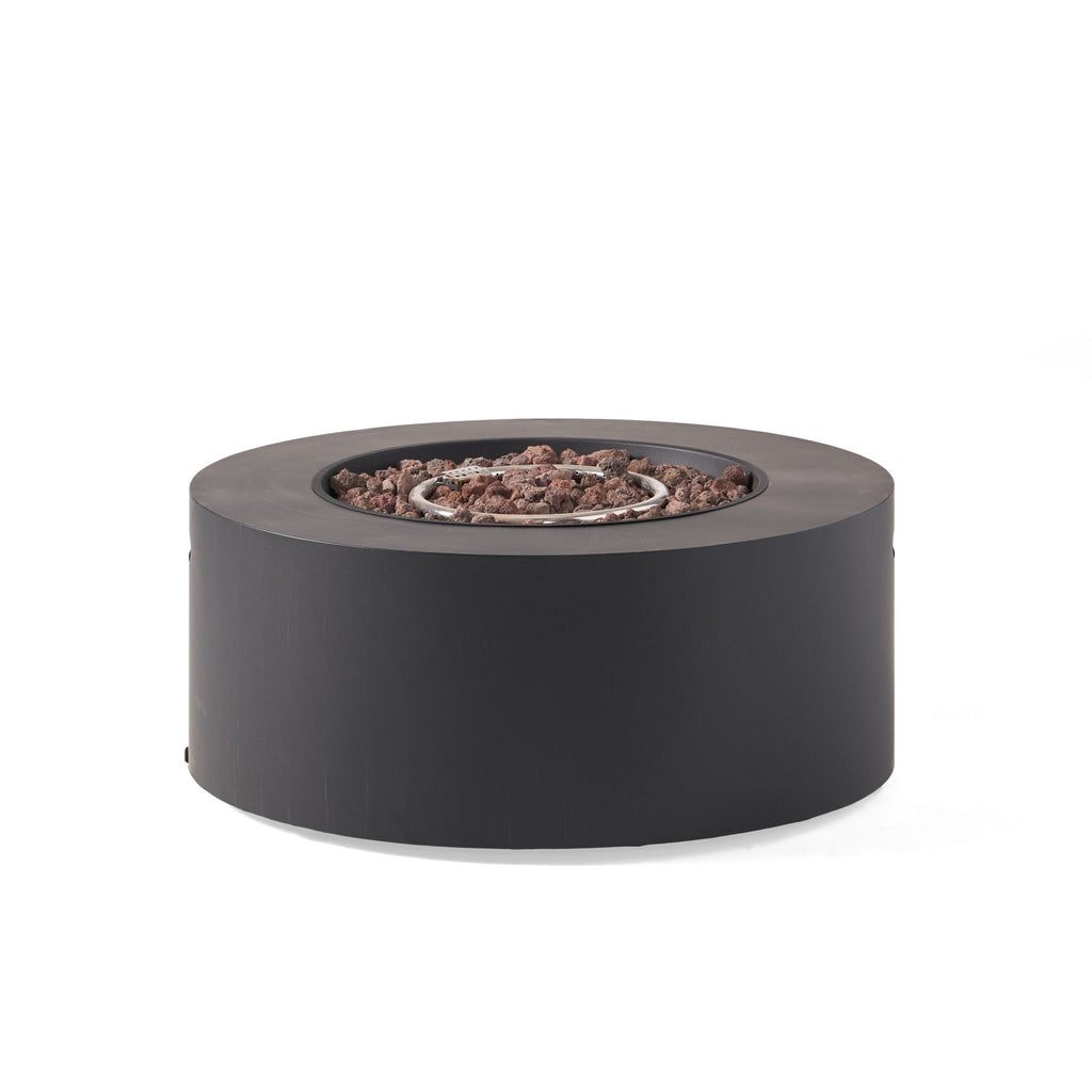 Outdoor Round Iron Propane Firepit