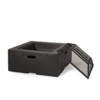 Outdoor Square Wood Burning Firepit
