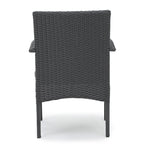 Cordoba Outdoor Wicker Dining Chairs, Set of 2