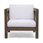 Brava Outdoor Club Chair with Water-Resistant Cushions