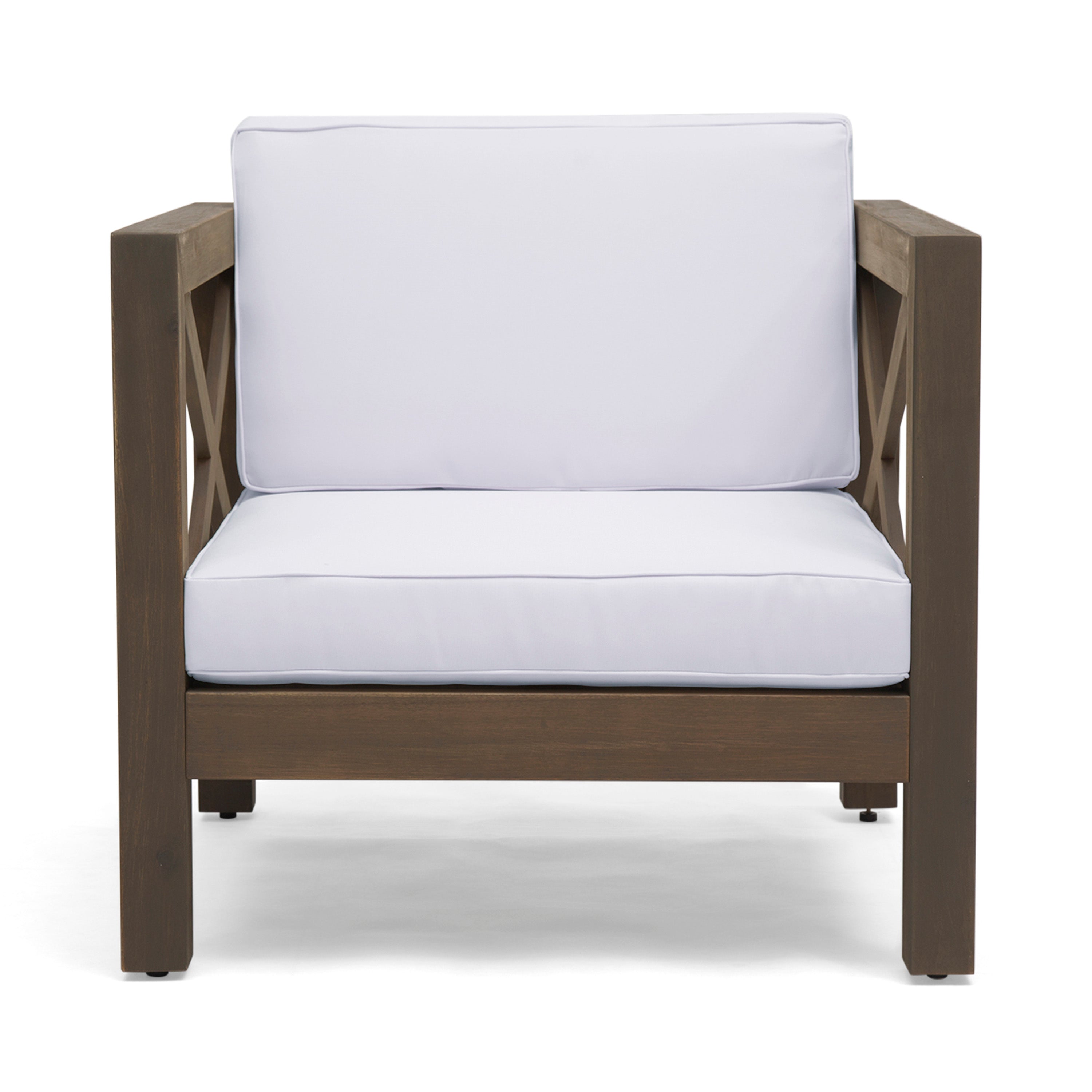 Brava Outdoor Club Chair with Water-Resistant Cushions