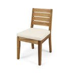Armless Outdoor Dining Chairs, Set of 2