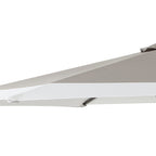 Spencer Classic Coastal 2-Tone Solar LED Market Patio Umbrella with 12 LED Strip Lights