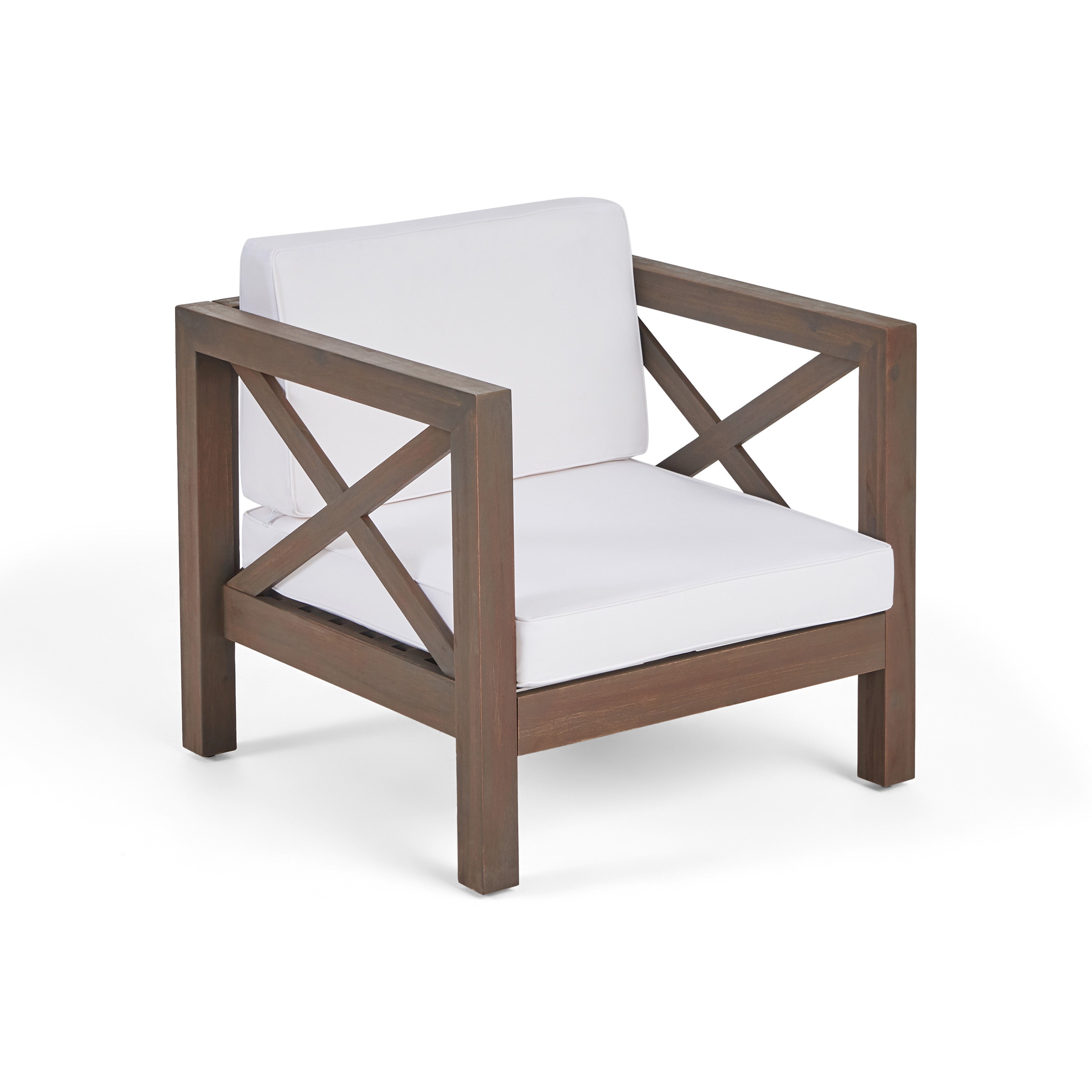 Brava Outdoor Club Chair with Water-Resistant Cushions