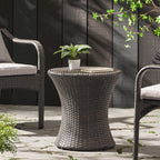 Thrive Hourglass Rattan Outdoor Side Table