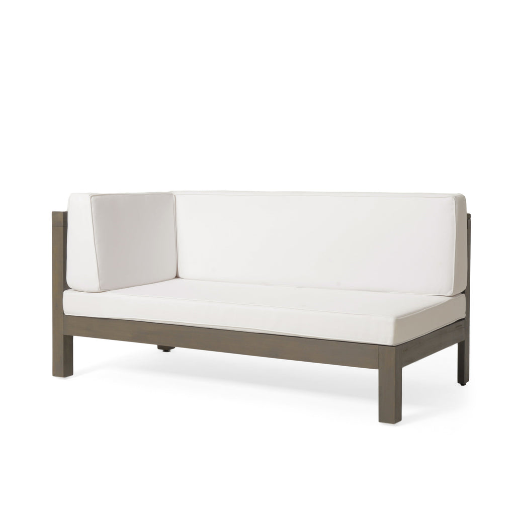 Brava Outdoor X-Back Corner Bench with Coffee Table
