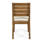 Armless Outdoor Dining Chairs, Set of 2