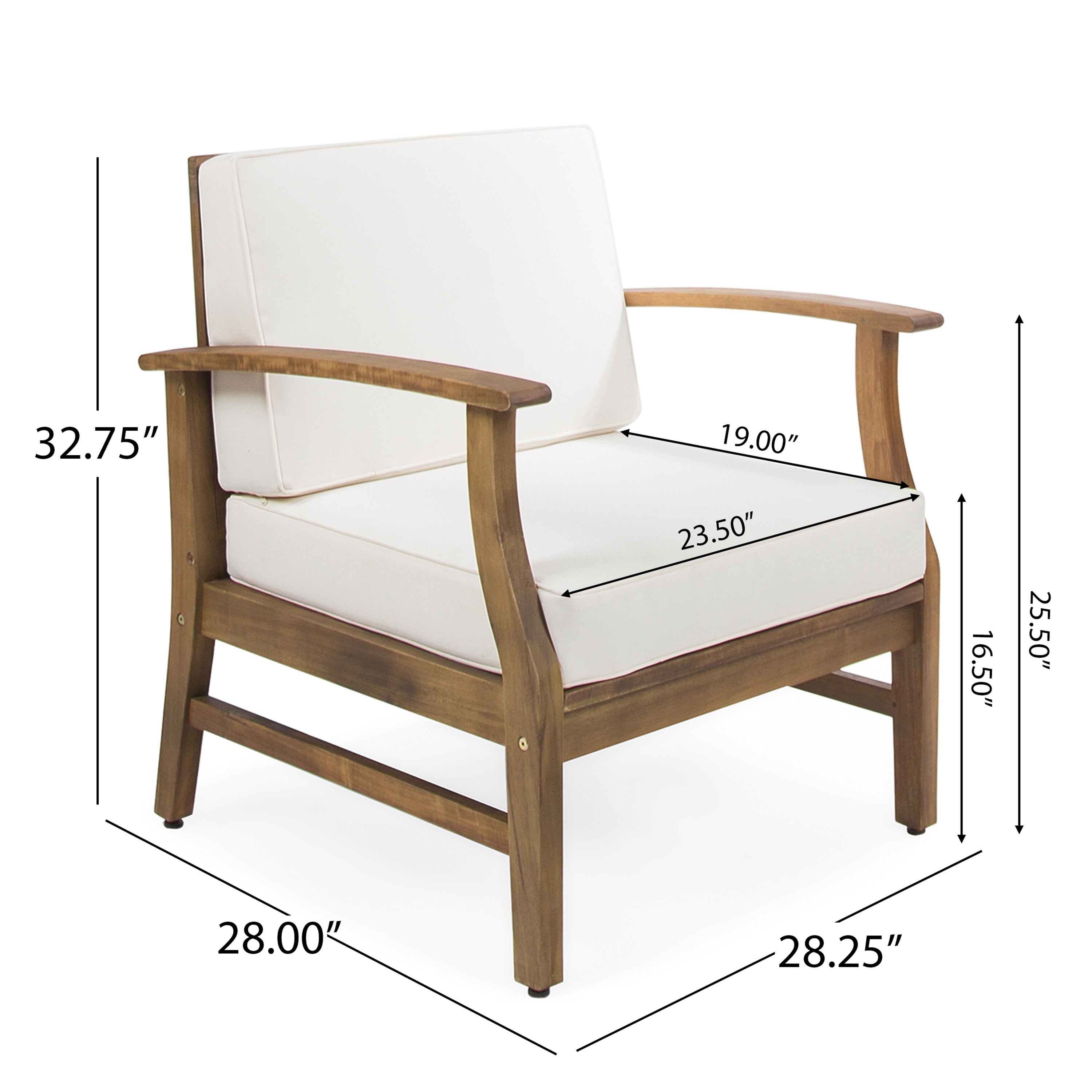 Perla Outdoor Club Chair