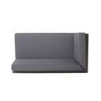 Brava Outdoor X-Back Corner Bench with Coffee Table