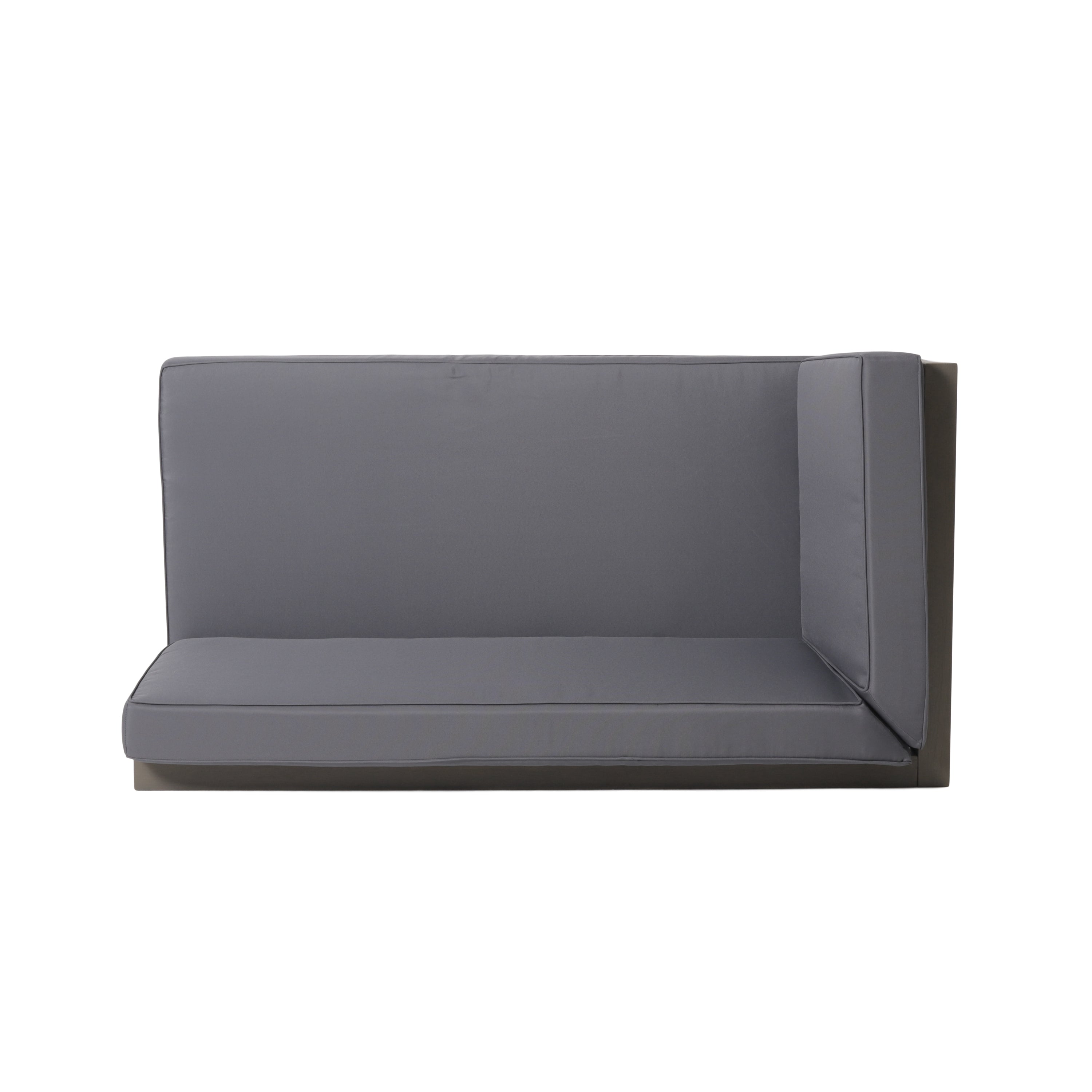 Brava Outdoor X-Back Corner Bench with Coffee Table