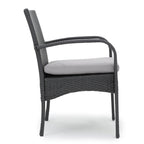 Cordoba Outdoor Wicker Dining Chairs, Set of 2