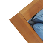 Brava Outdoor X-Back Corner Bench with Coffee Table